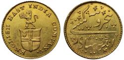 World Coins - Madras Presidency, Gold 5-Rupees.