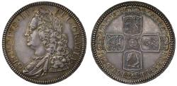 World Coins - George II 1746 proof Crown older head PF61
