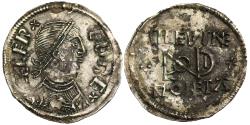 World Coins - Alfred the Great Penny, Phase III, London, moneyer Tilewine, London monogram
