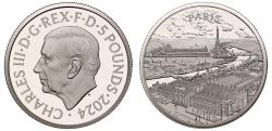 World Coins - *Charles III 2024 PF70 UC FDI silver 2oz Paris City Views
