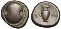 Ancient Coins - Boeotia, Thebes, Stater, c. 379-368 BC.