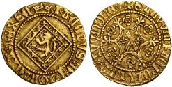 World Coins - Scotland, James I gold Demy type II, open quartrefoils, very rare legend variety