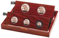 World Coins - Charles III 2024 gold proof 5-coin Sovereign Set