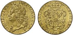 World Coins - George II 1752 Guinea, old bust, very rare date