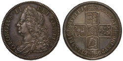 World Coins - George II 1746 proof Halfcrown PF63