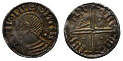 World Coins - Ireland, Hiberno-Norse imitation of Aethelred II Penny, hand with pellets reverse