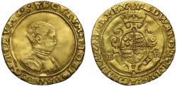 World Coins - Edward VI Half-Sovereign, Second period, initial mark Y, Southwark Mint
