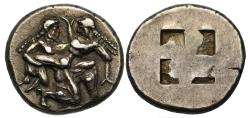 Ancient Coins - Thracian islands, Thasos, Silver Stater