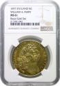 World Coins - William and Mary 1691 Five-Guineas, NGC MS61, TERT