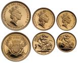 World Coins - Elizabeth II 1986 3-coin proof Set