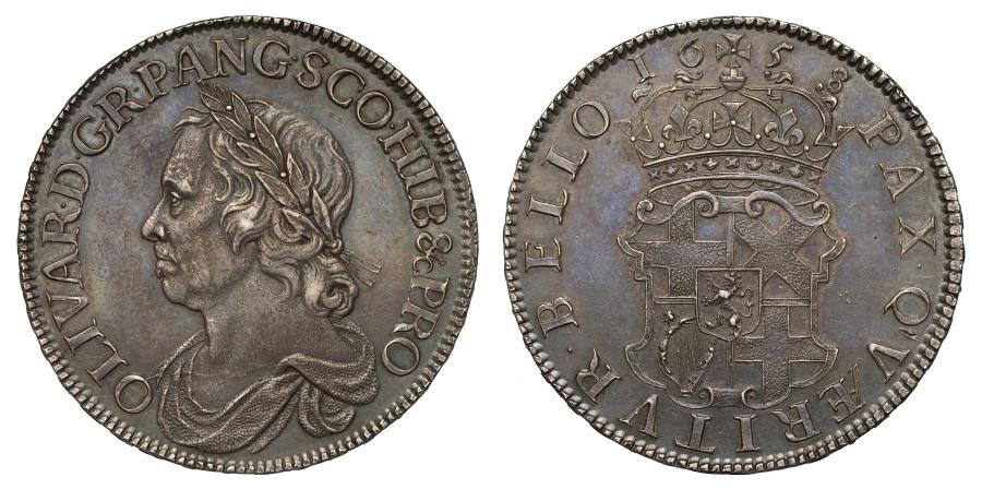 Oliver Cromwell 1658/7 Crown | European Coins