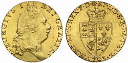 World Coins - George III 1793 Guinea, fifth head, spade type reverse