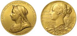 World Coins - Diamond Jubilee of Queen Victoria, 1897.