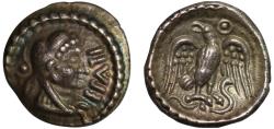 Ancient Coins - Ancient British, Regini & Atrebates, Epaticcus, Silver Unit.