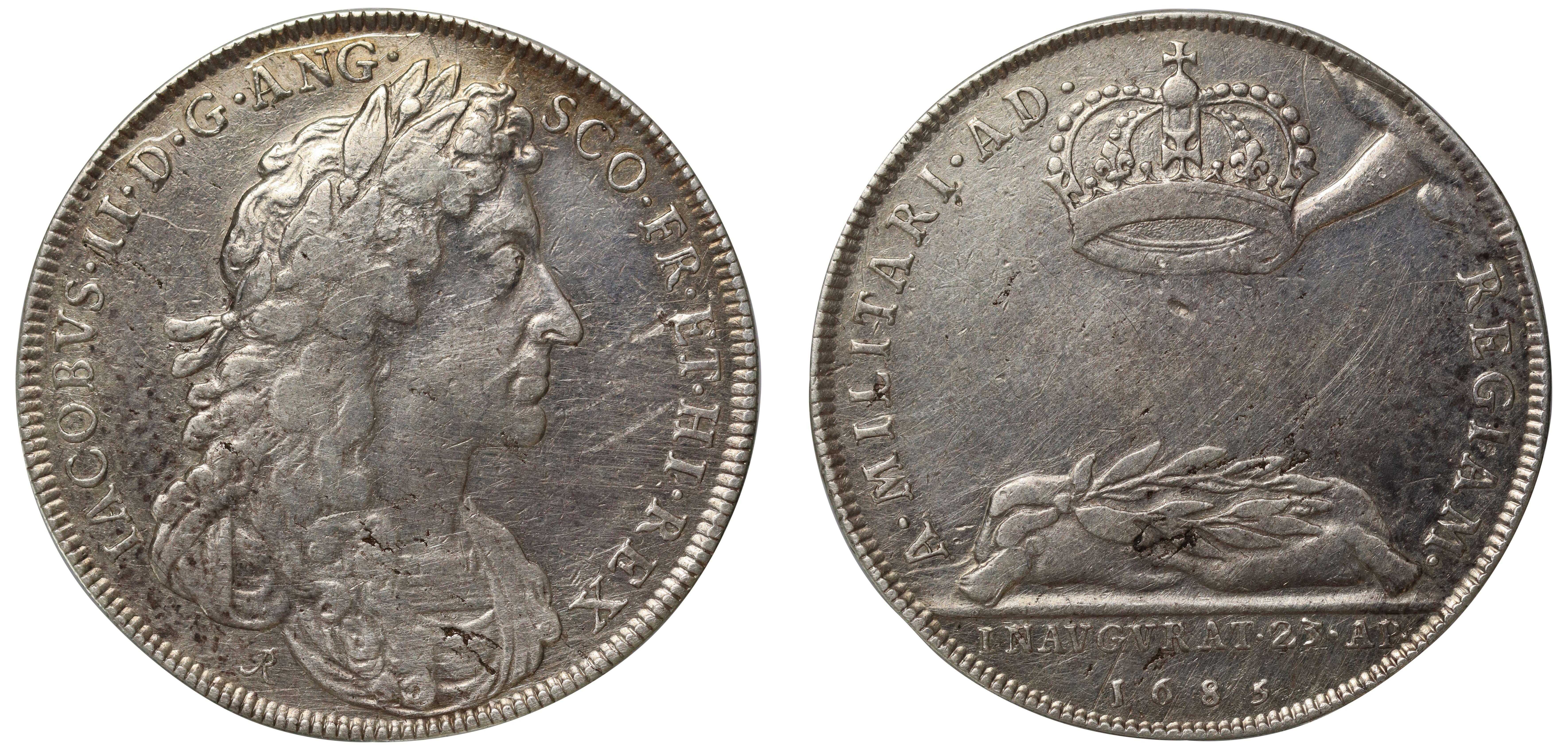 Coronation of James II, 1685. | European Coins