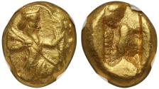 Ancient Coins - Achaemenid Empire, Gold Daric, Ch VF 4/5 3/5.
