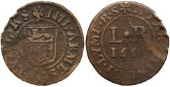 World Coins - Dorset 17th century Token, Lyme Regis, Town Farthing, 1669