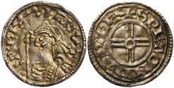 World Coins - Canute short cross Penny Dorchester Mint, moneyer Swet, Ex Lockett and Elmore