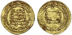 World Coins - Ikshidid, Muhammad b. Tughj, Gold Dinar, Filastin, AH332.