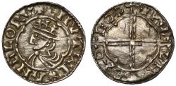 World Coins - Cnut Penny, Quatrefoil type, Castle Gotha Mint, moneyer Wulmaer