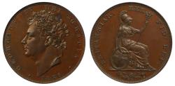 World Coins - George IV 1826 proof Farthing