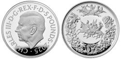 World Coins - *Charles III 2025 silver proof 2oz Waterloo Victory
