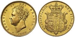 World Coins - George IV 1826 Sovereign, bare head