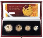 World Coins - Elizabeth II 2005 gold proof 4-coin Set Britannia