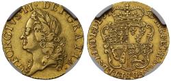 World Coins - George II 1759 Half-Guinea XF40