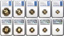 World Coins - * Charles III 2026 PF70 FDI gold 5-coin Set