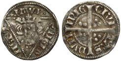 World Coins - Ireland, Edward I Penny, second coinage Dublin mint, cross before legend
