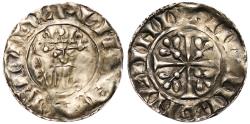 World Coins - William II Penny, cross pattée and fleury type, London Mint, moneyer Aldgar