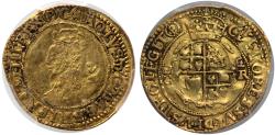 World Coins - Charles I gold Crown, issued under Parliament 1643-44 mm (P) extremely rare