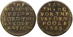World Coins - Dorset 17th century Token, Blandford Forum Farthing, 1669 Corporation issue