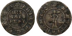 World Coins - 17th Century Cambridgeshire Cottenham Philip Chamber Halfpenny 1668