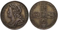 World Coins - George II 1728 proof Sixpence, plain edge, ex Bole Collection, very rare