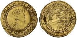 World Coins - James I gold Britain Crown Second Coinage, with I and R omitted on reverse