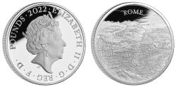 World Coins - * Elizabeth II 2022 silver proof 2oz City Views Rome