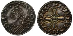 World Coins - Harold I (1035-40), silver Penny, jewel cross type (c.1036-38), London Mint, Moneyer Beorhmaer.