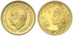 World Coins - * Charles III 2024 gold proof 1/4oz Britannia