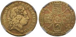 World Coins - George I 1719 Half-Guinea, first head, NGC XF40