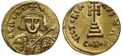 Ancient Coins - Tiberius III, Gold Solidus, Constantinople.