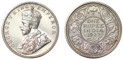 World Coins - Restrike silver Proof Rupee, 1922B.