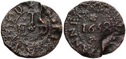 World Coins - 17th Century Farthing Token Wiltshire, Kingswood, Edward Tanner, 1658