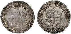 World Coins - Scotland, Charles I Thirty-Shillings, first coinage with James VI horseman