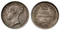 World Coins - Victoria 1873 Shilling