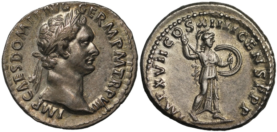 Domitian, Silver Denarius | Roman Imperial Coins