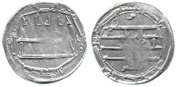 World Coins - Abbasid Dirham, al-Muhammadiya 183h