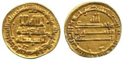 World Coins - Abbasid Dinar, 205h