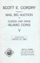 World Coins - Scott Cordry Mail Bid Auction V